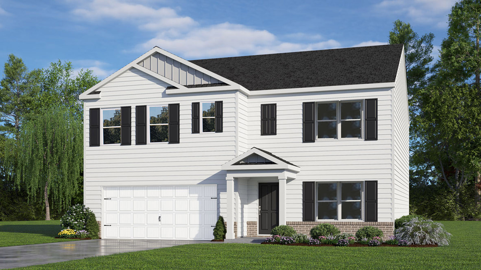 Hayden floorplan, elevation P