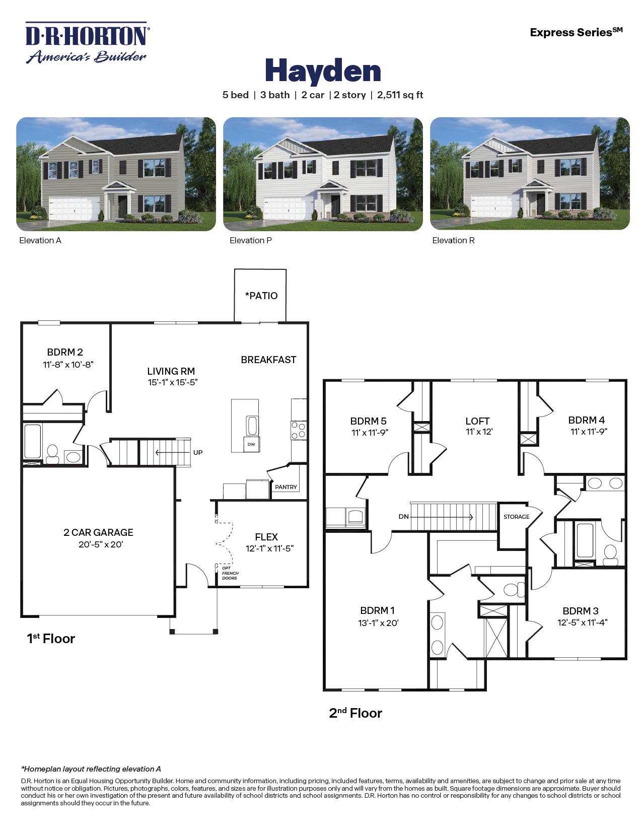 Hayden floorplan