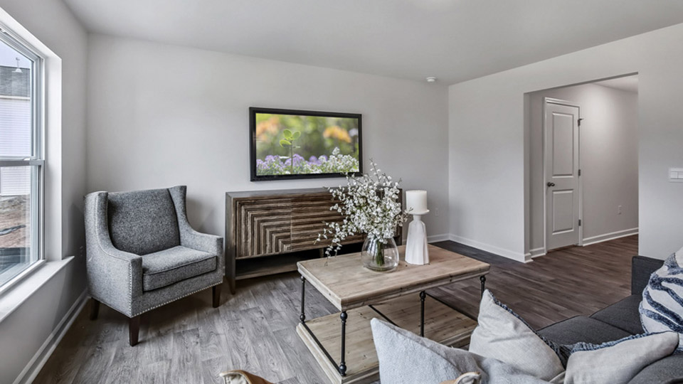 Open-concept living room