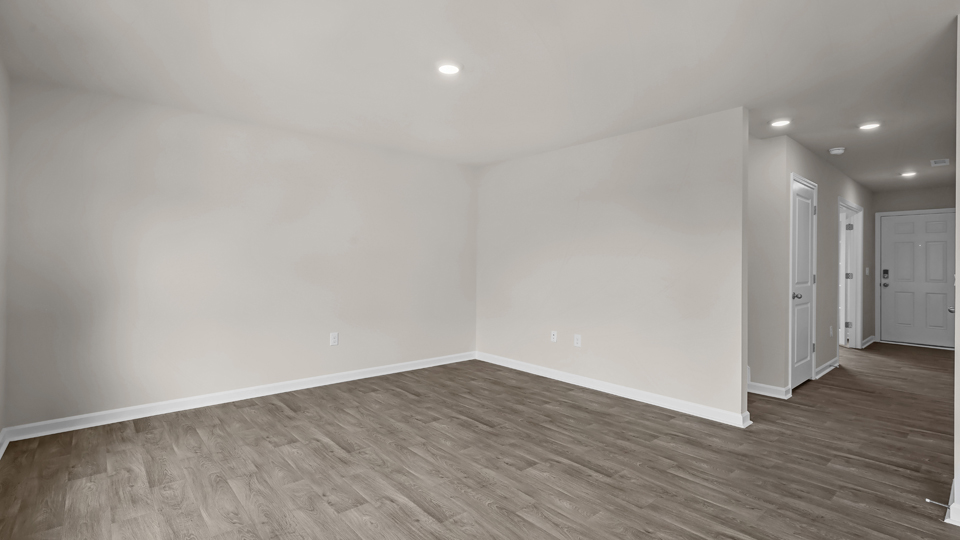 Open-concept living area