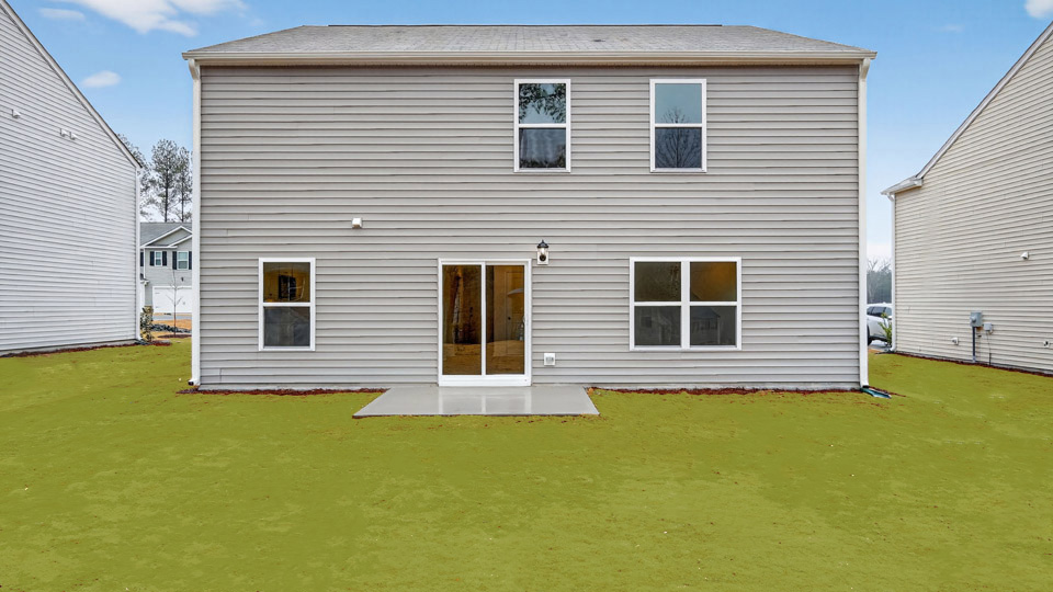 back exterior penwell with patio