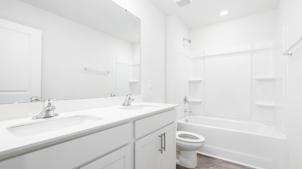 Bathroom with quartz counters
