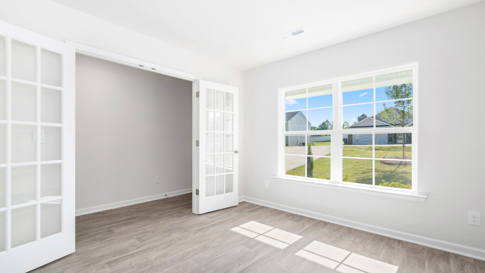 Study with french doors