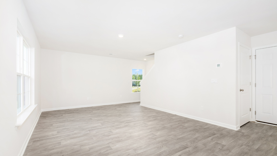 Open-concept living area