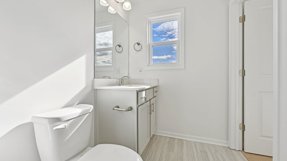 bathroom with window for natural lighting