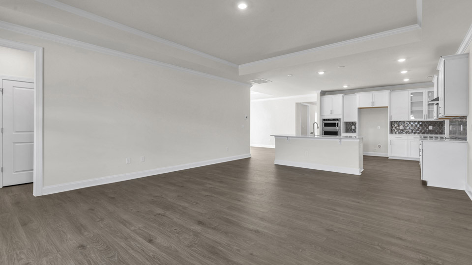 Open-concept living room