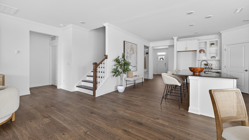 Open-concept living room