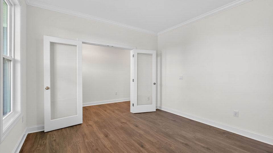 Study with french doors