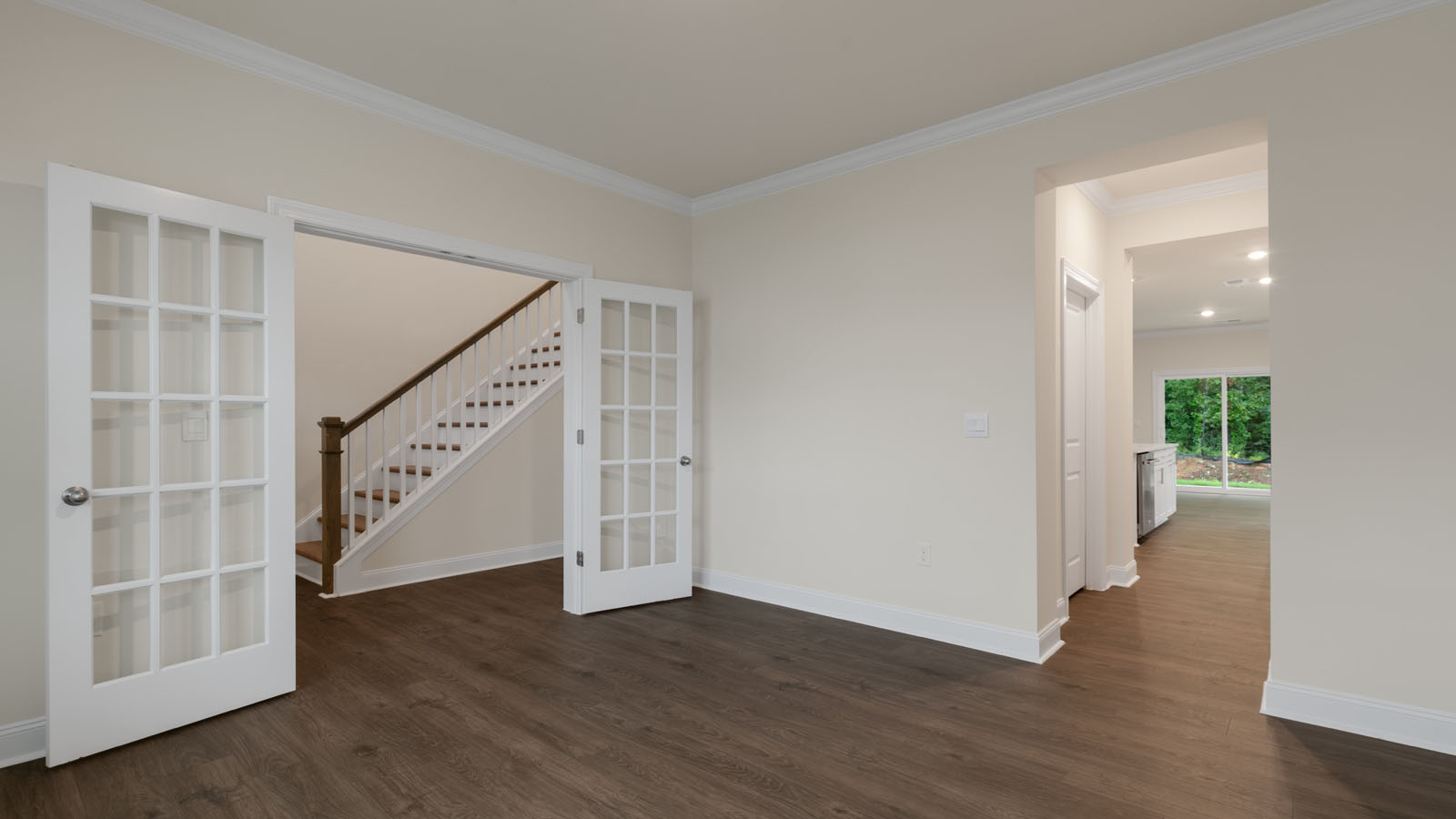 Study with french doors