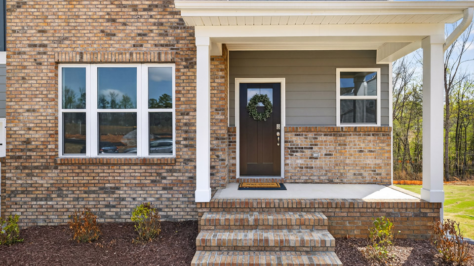 Exterior front door entry