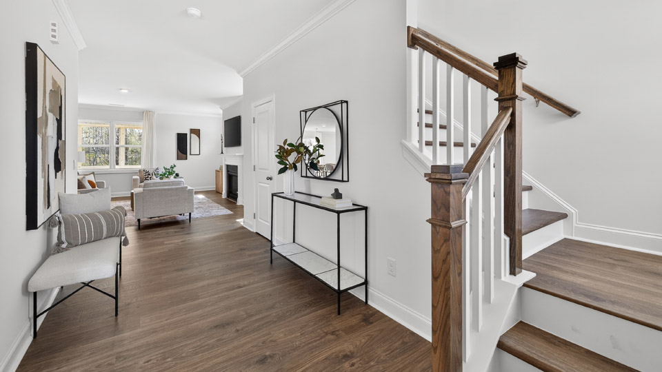 Interior front door entry