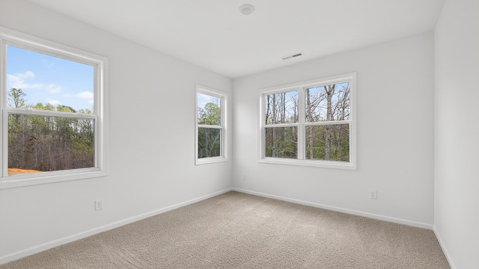 additional bedroom with window, carpeting, closet