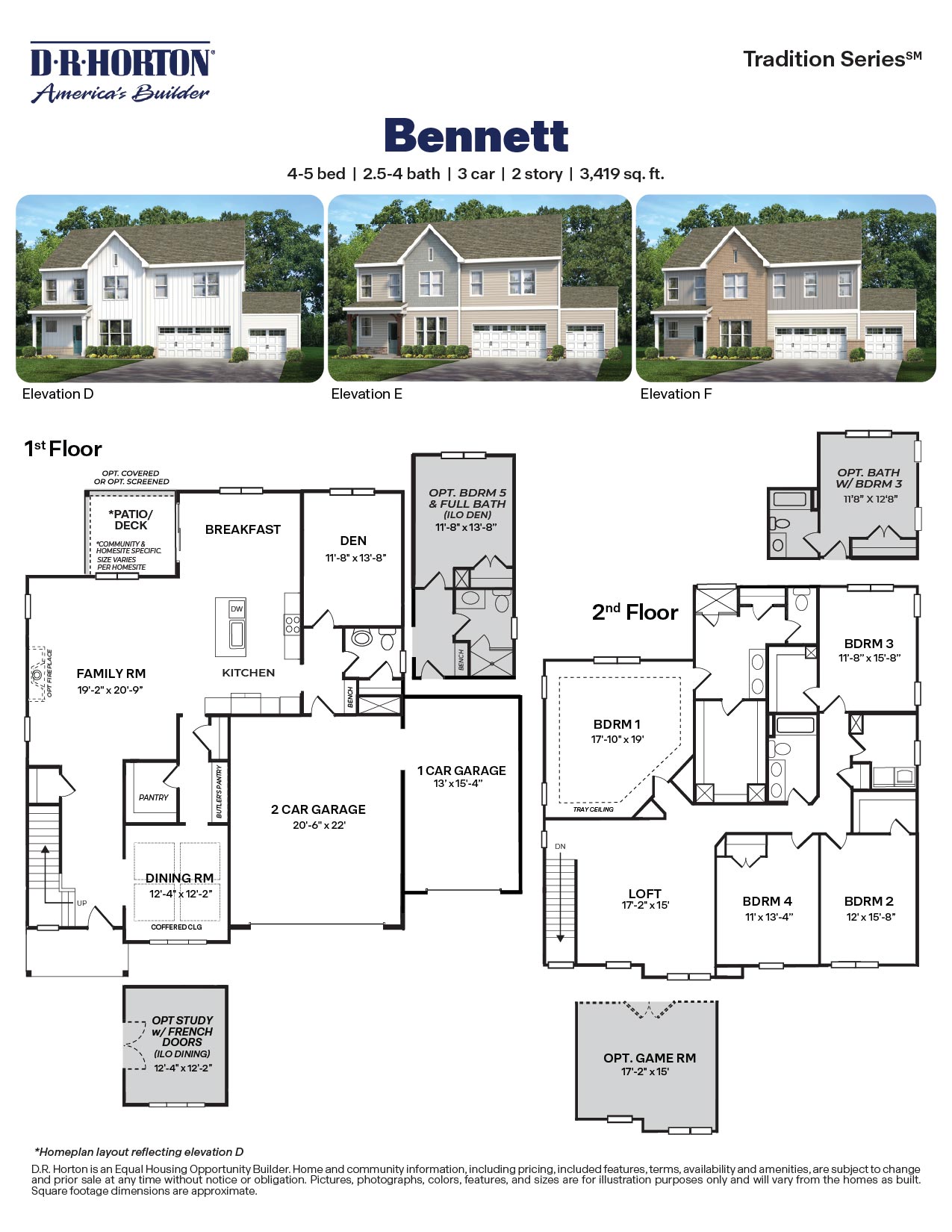 bennett floor plan