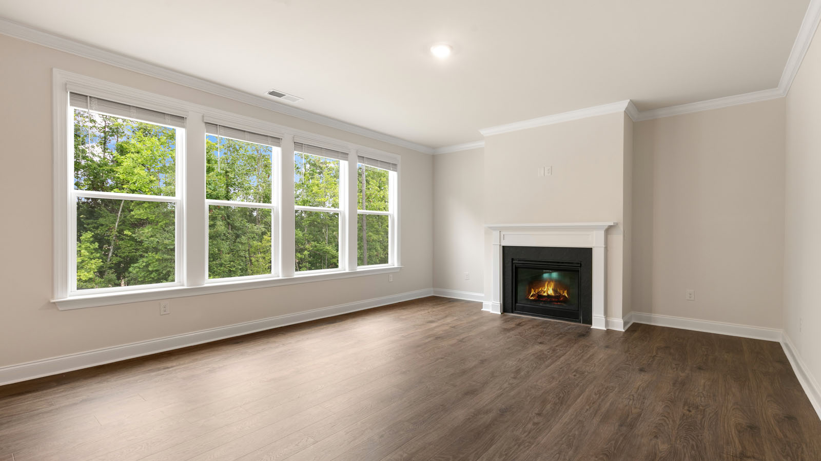 Open-concept living area