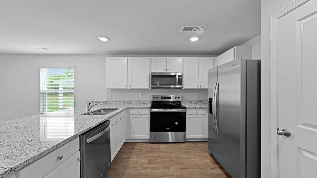 Open concept kitchen in Summerville South Carolina