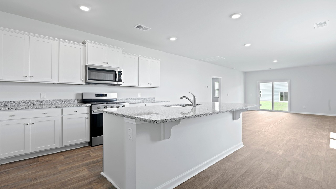 Kitchen with center island