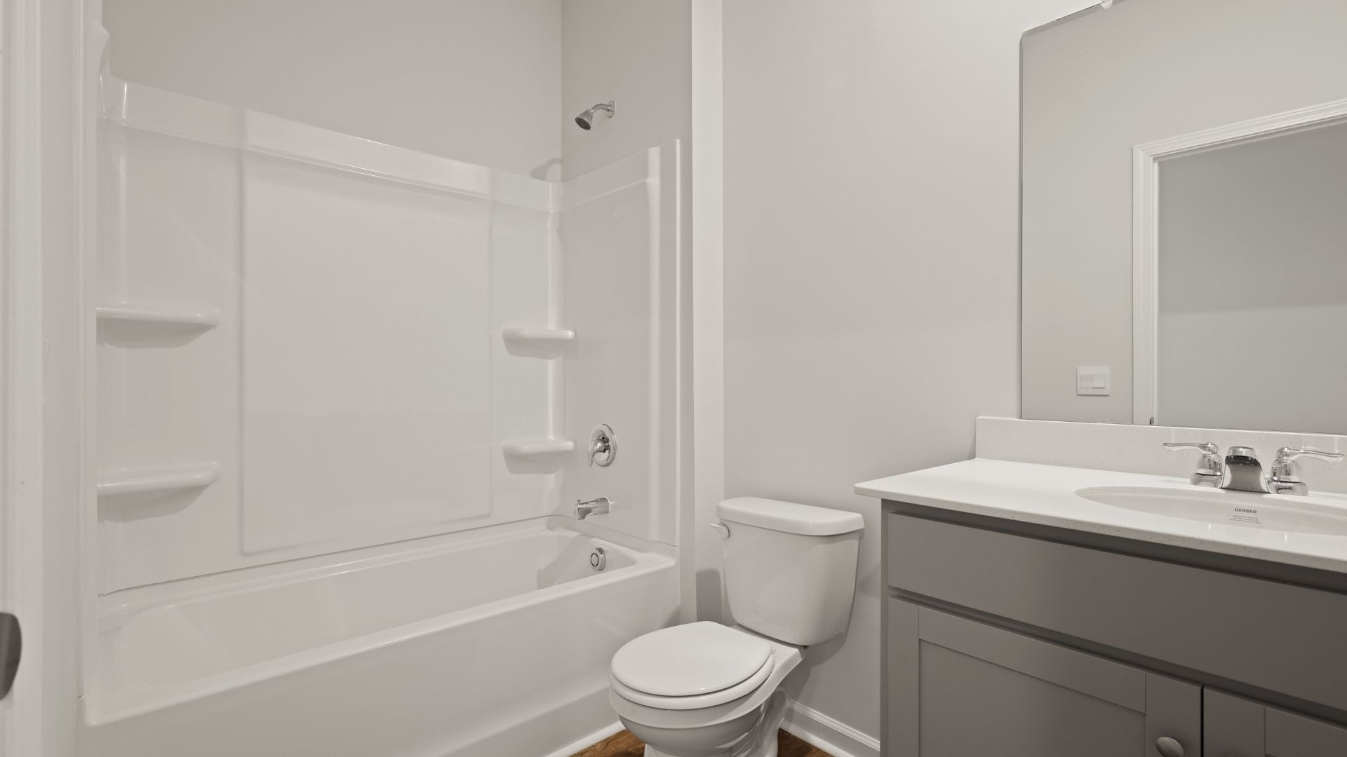 Guest bathroom with tub