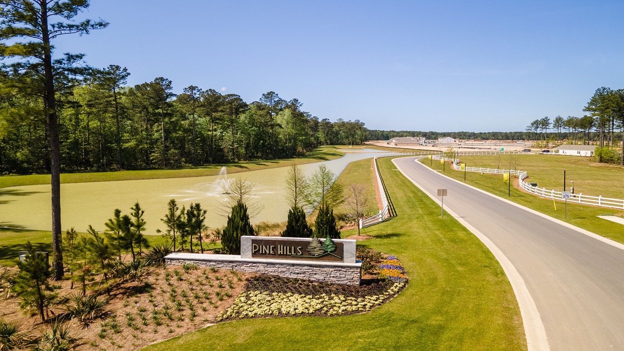 Inviting community entrance
