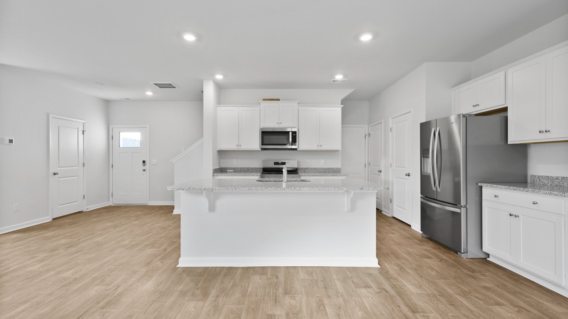 Open concept kitchen