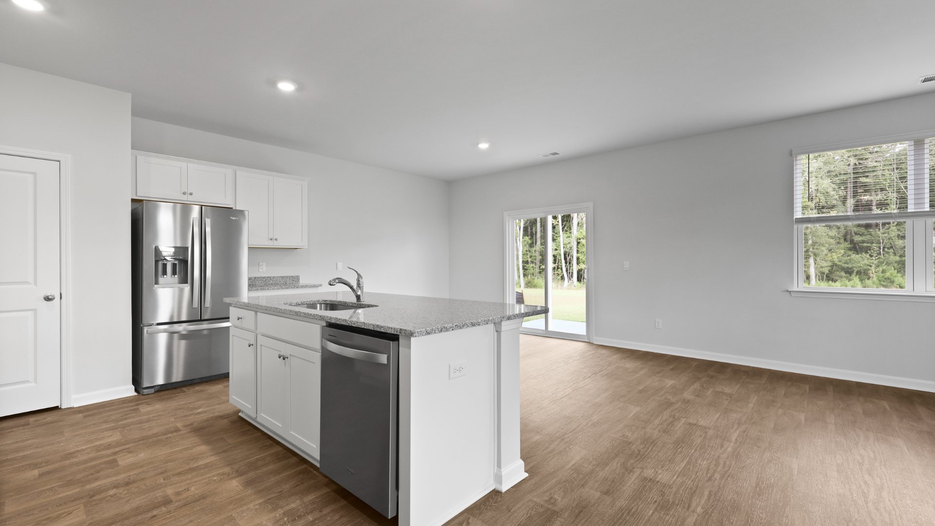 Large kitchen with ample cabinetry