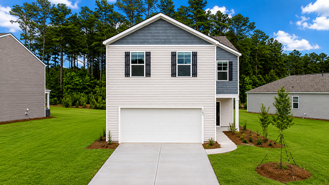 Exterior of a new home in Pine Hills