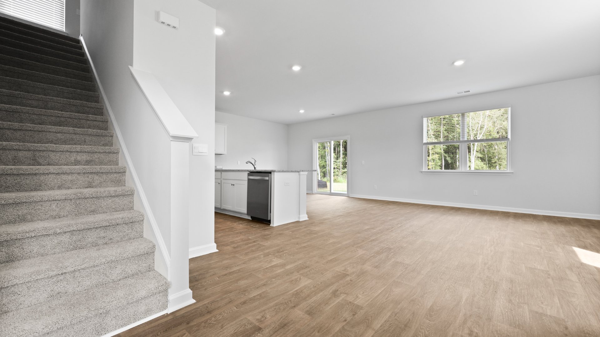Open concept floorplan
