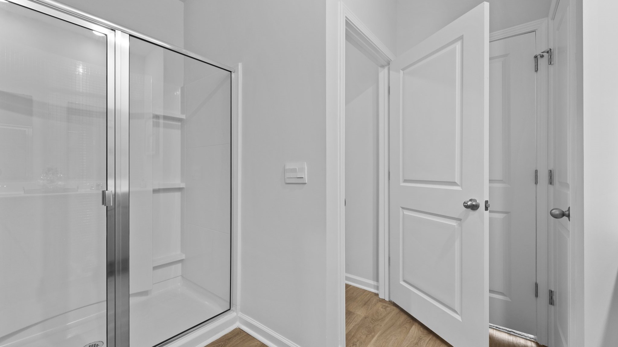 Modern fixtures in new home