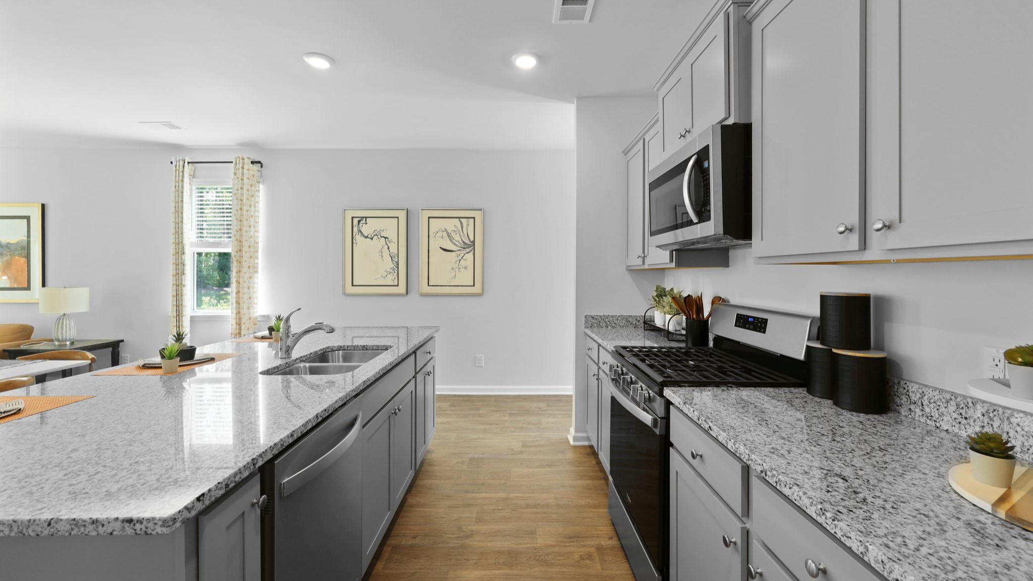 Large kitchen island