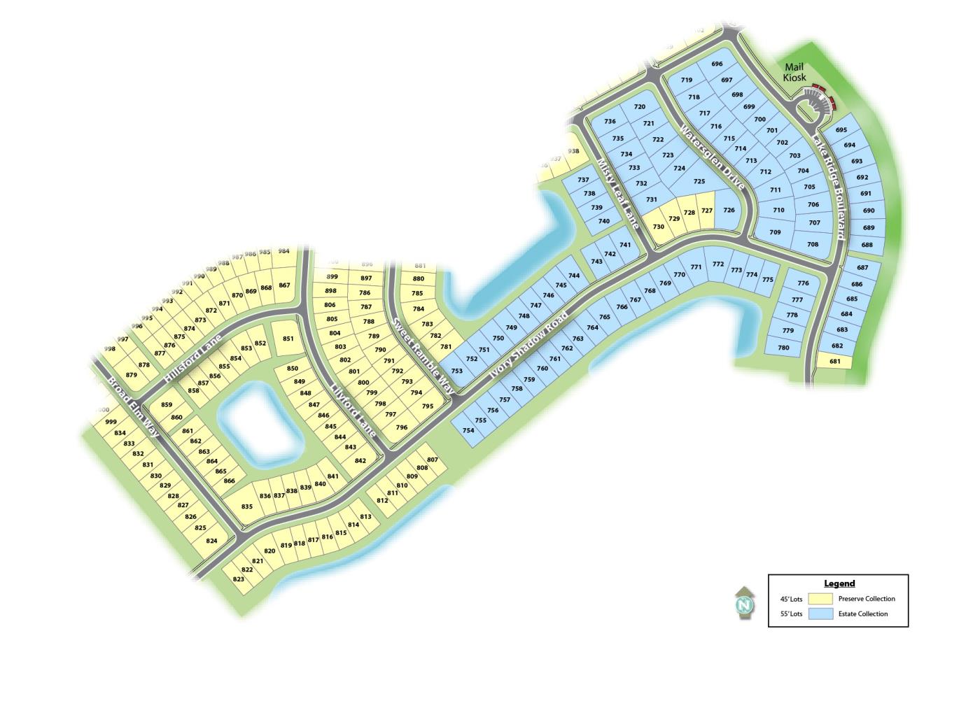 Static Lot Map