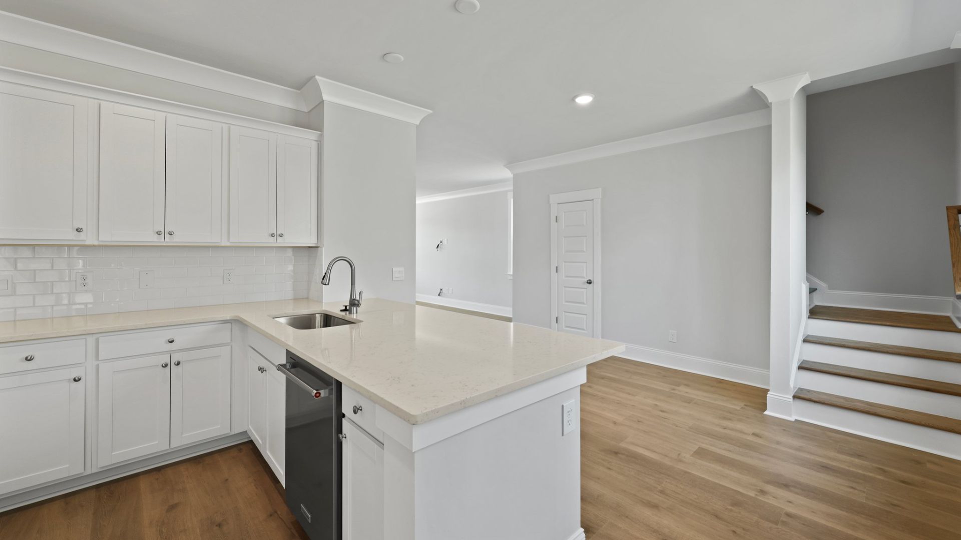 Open concept floor plan