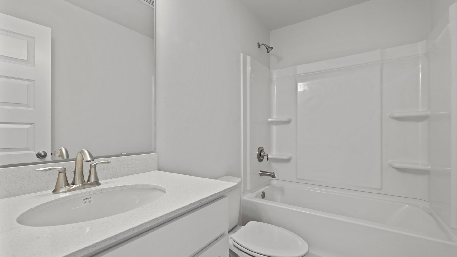 Guest bathroom with tub