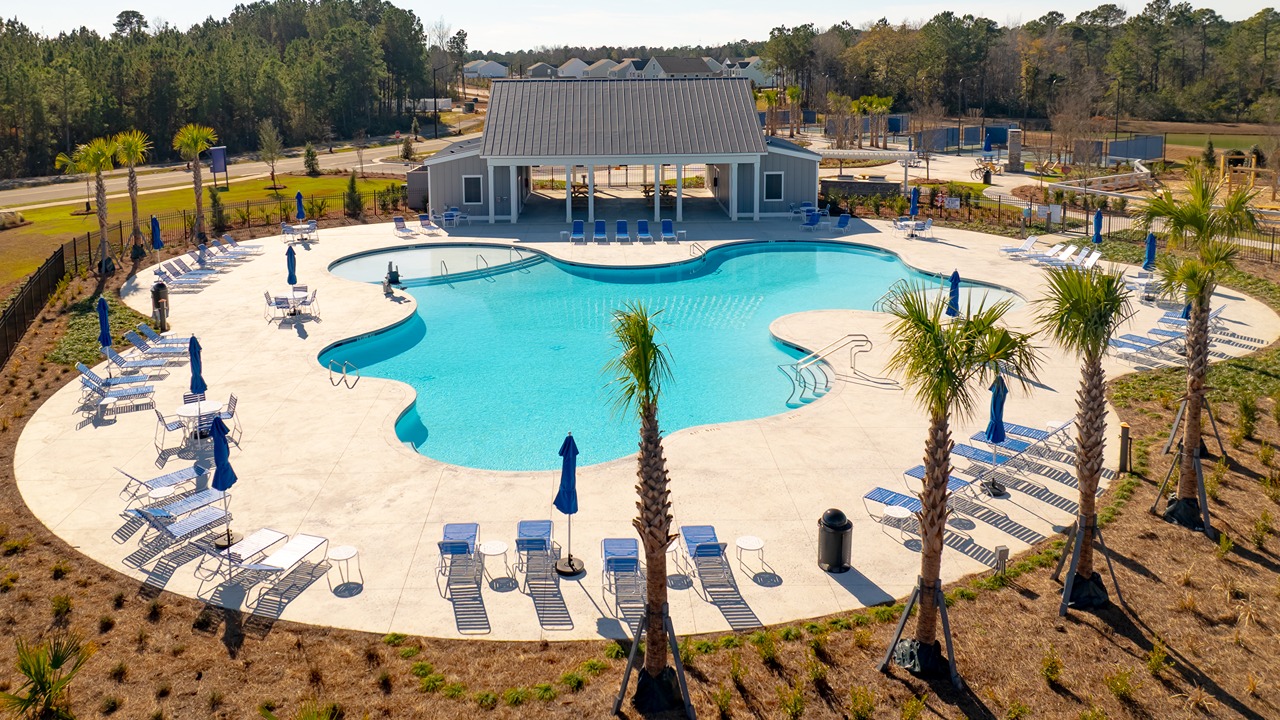 Resort style community pool