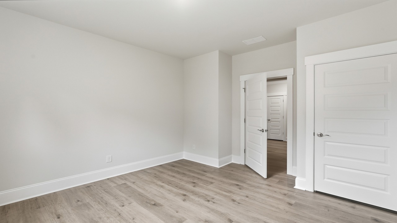 Spacious bedrooms with tall ceilings