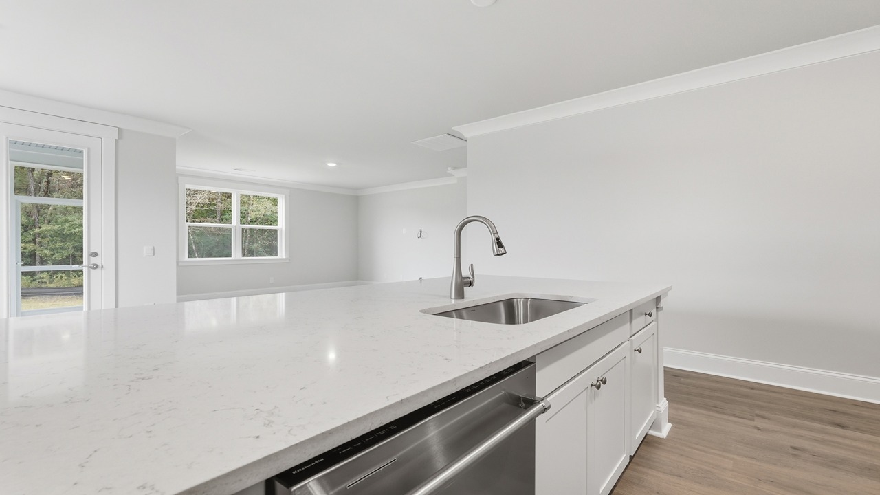 Large windows in the living space