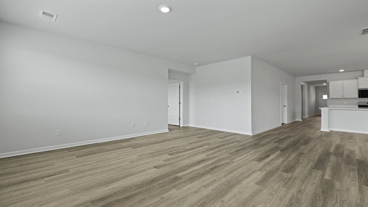 open concept living room