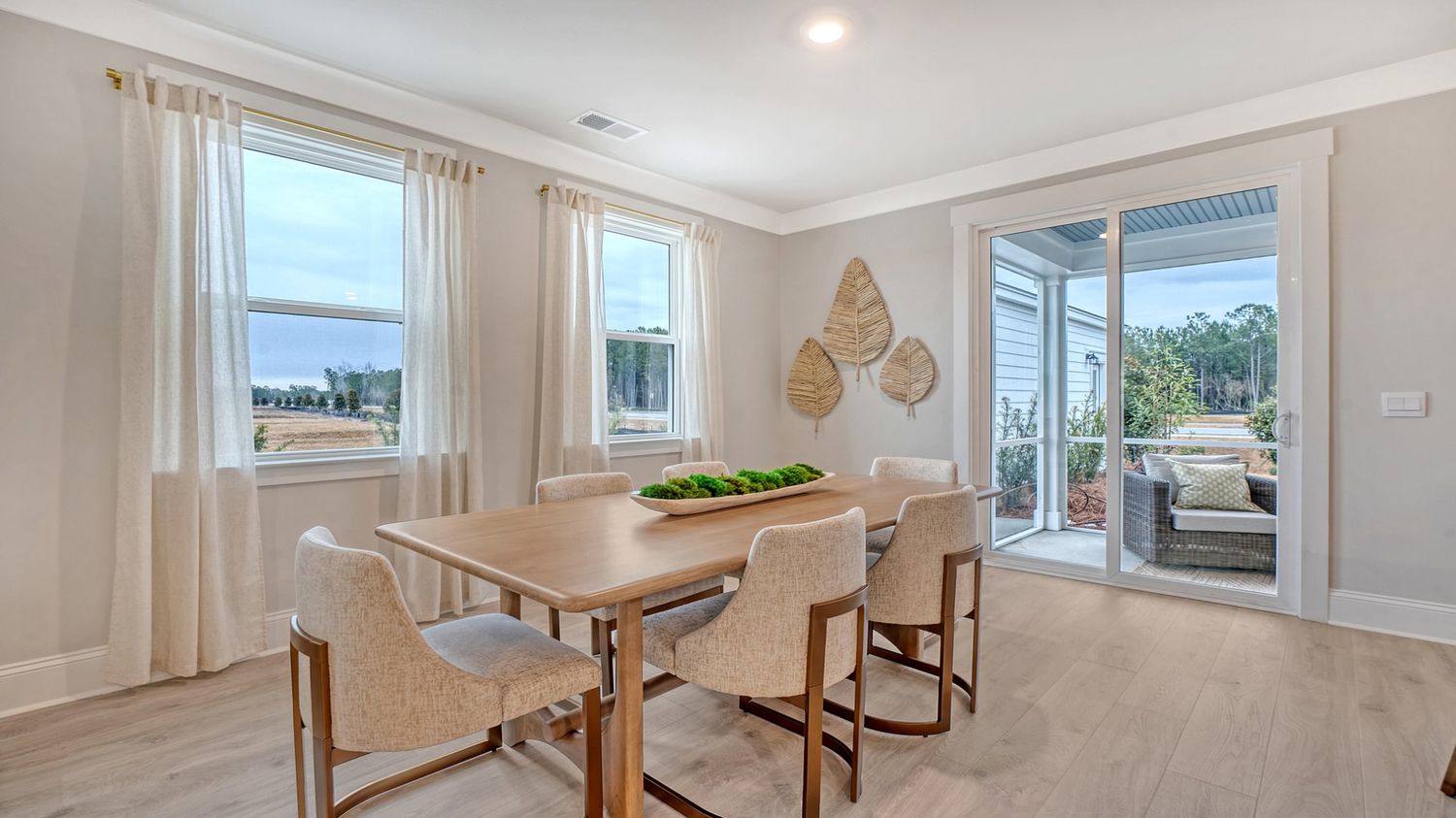 dedicated dining space