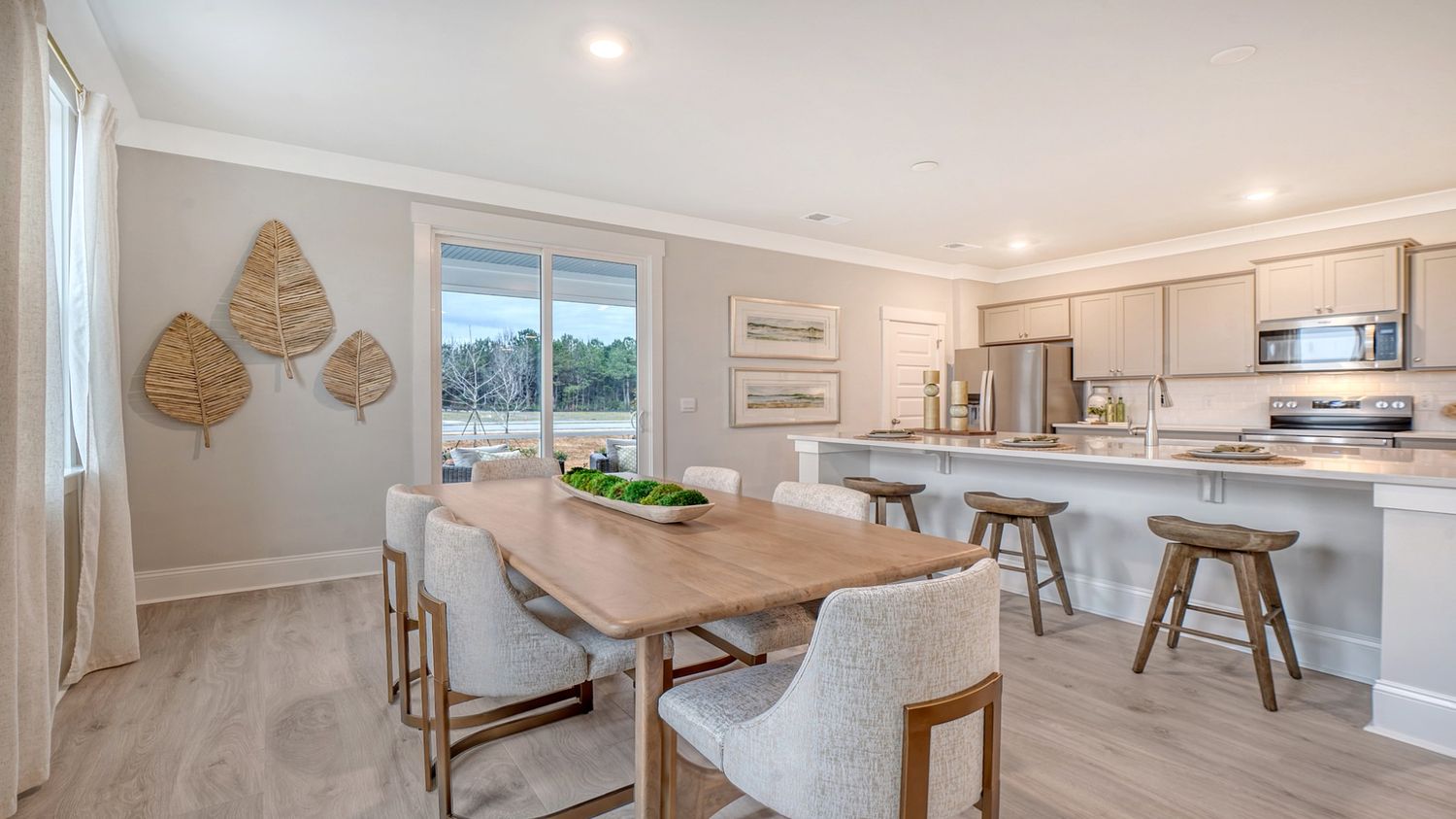 dedicated dining space