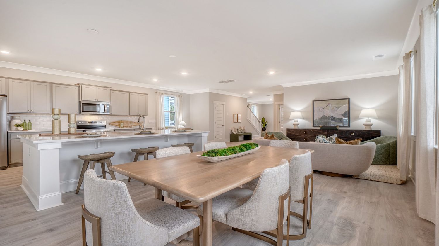 open conept living room