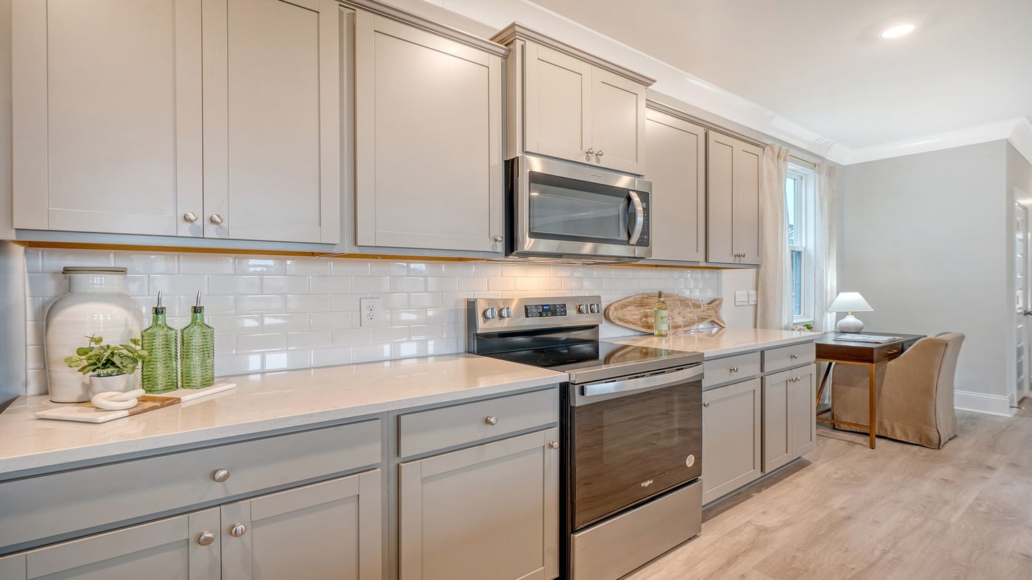kitchen with stainless steel