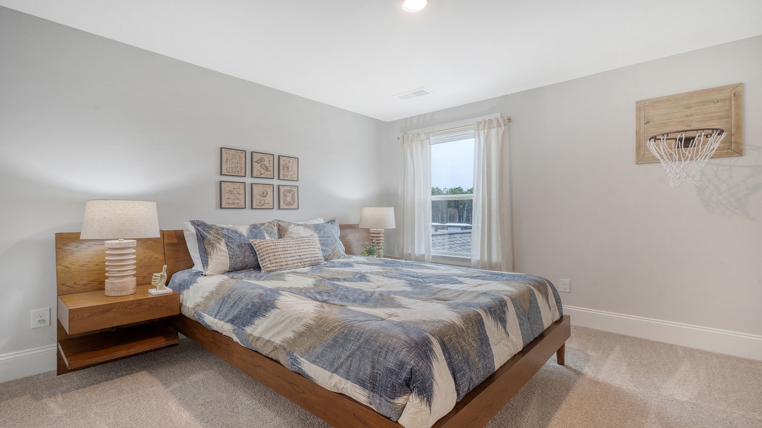 second story guest bedroom