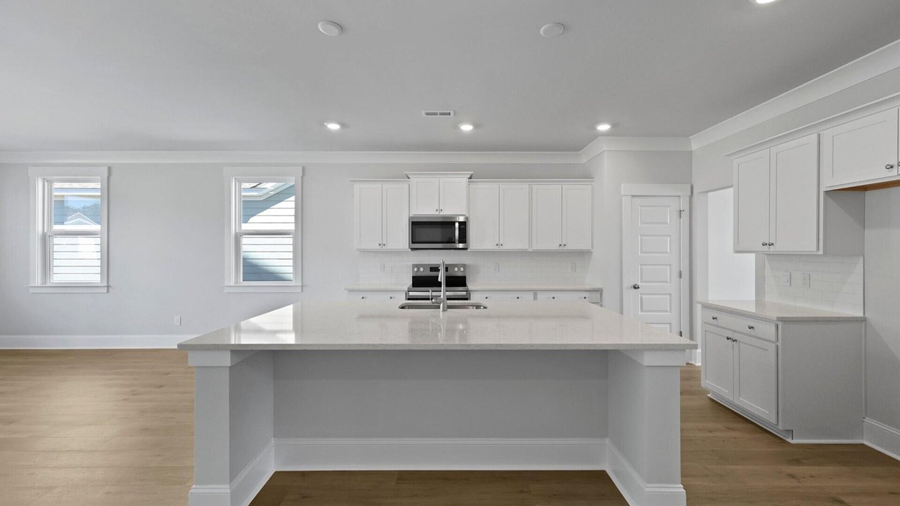 spacious kitchen