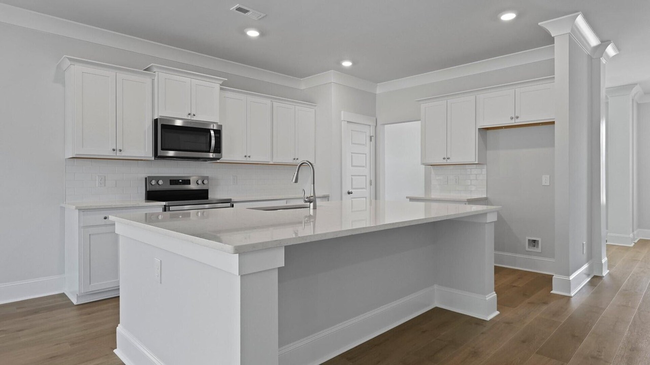 spacious kitchen