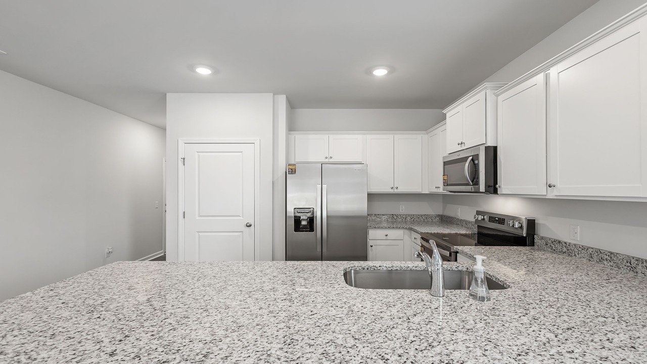 kitchen with granite