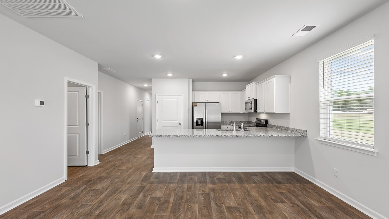 open concept kitchen
