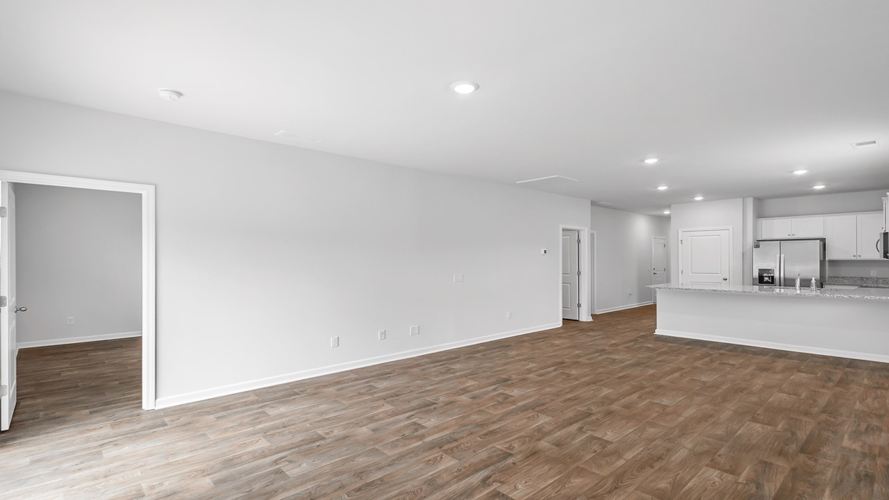 open concept living area