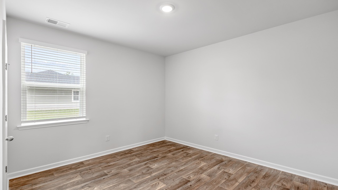 spacious guest room
