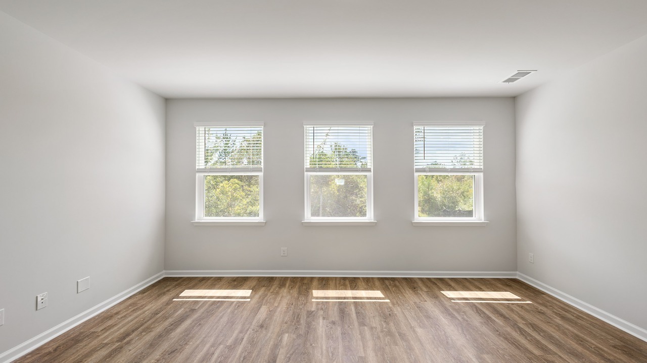 living room with natural light