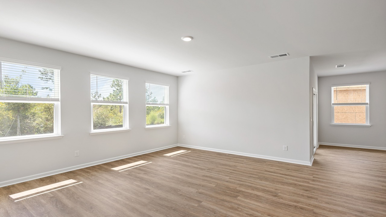 open concept living area