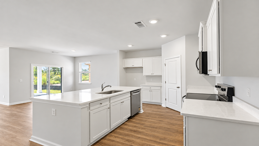 open concept kitchen