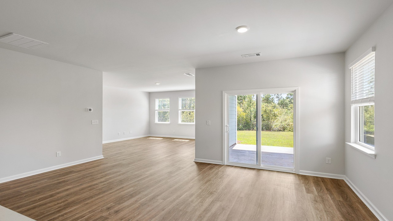 open concept living room